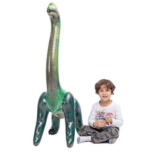 JOYIN 122CM Juguete de Inflable Dinosaurio Brachiosaurus para Decoraciones de Fiesta en la Piscina