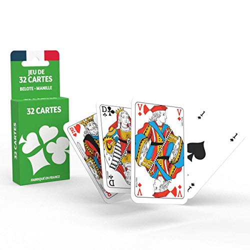 Juego de 32 Cartas – Juego de belote, Manila, Poker menteur