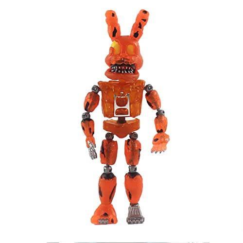 Juego de 5 figuras FNAF – Five Nights at Freddy's Action Figures Bonnie Foxy Chica modelo de muñecas removibles de 15-17,5 cm