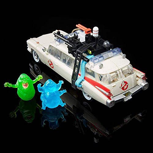 Juguetes Transformers Generations - Transformers Collaborative - Ghostbusters: El Legado - Ecto-1 Ectotron, Figura Convertible de 17,5 cm con Historieta