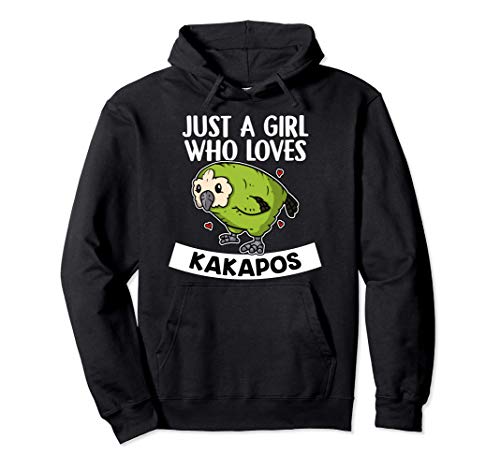 Just A Girl Who Loves Kakapos Lindo Disfraz De Kakapo Sudadera con Capucha