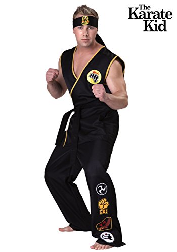 Karate Kid Cobra Kai Fancy Dress Costume Large