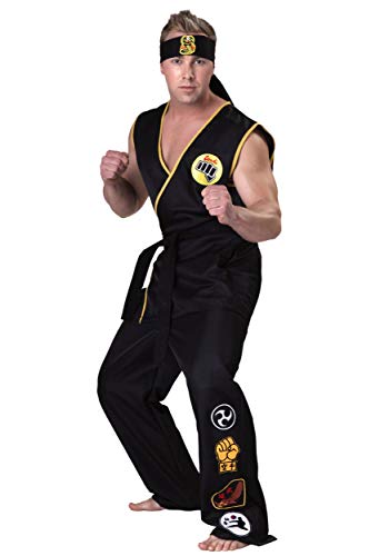 Karate Kid Cobra Kai Fancy Dress Costume Large