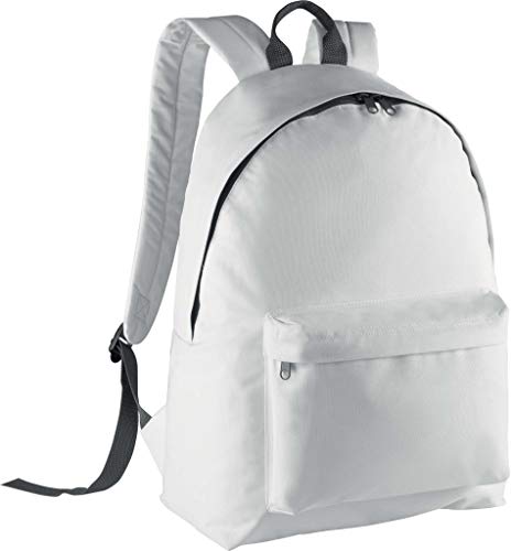 Kariban - Mochila Infantil Blanco Blanco Dimensions: 28x38x19cm. 14L. Polyester 600