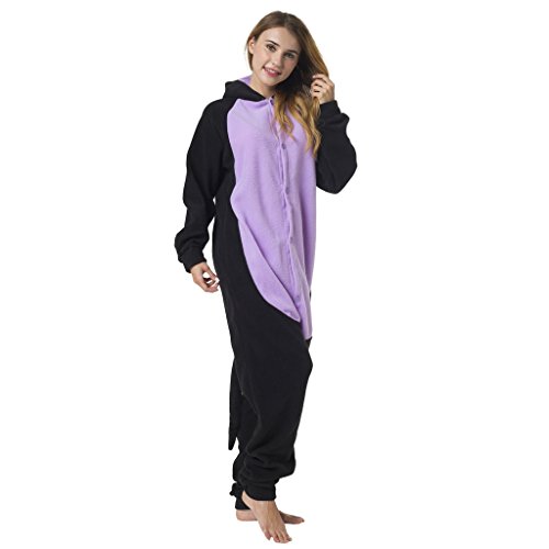 Katara-(10+ Modelos) Kigurumi Pijamas Disfraz de Animal Halloween Carnaval, Adultos, Color gato negro, Talla 165-175cm (1744) , color/modelo surtido