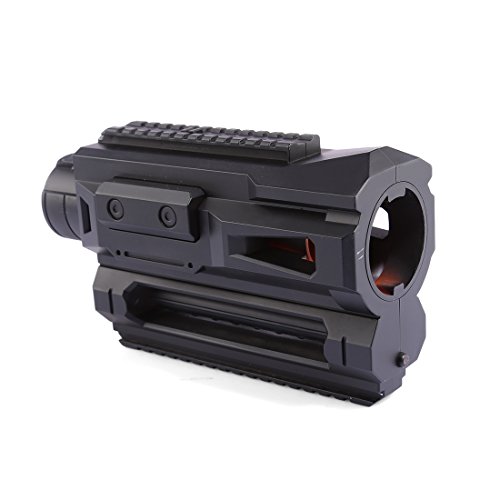 Kits de actualización para Nerf, Accesorios de modificación con Decoración Tubo Fronta Adaptador de Tubo Scope Rail Adaptado Shoulder Stock para Nerf Stryfe/Retaliator/Modulus/Motorized/Regulator