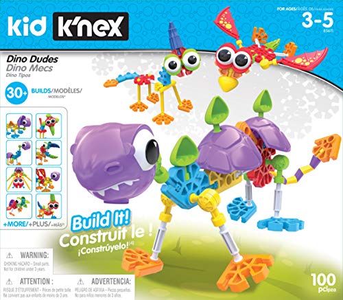 K'NEX Dino Dudes - Juego de construcción para niños a partir de 3 años , color/modelo surtido