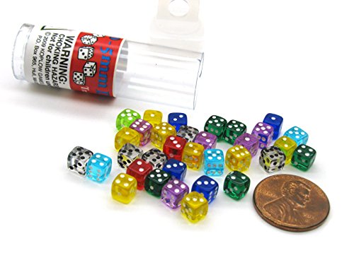 Koplow 10796 D6 Htube 5 mm Tr Assorted 30 by Koplow Games