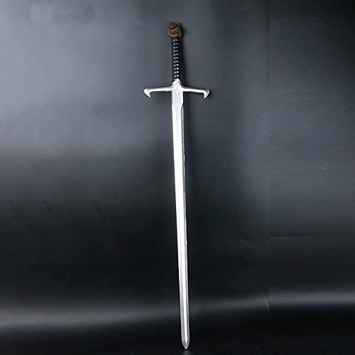 KPTKP Toy Sword Performance Accessories PU Material Sword, Game of Thrones Canción de Hielo y Fuego Ice Plains Espada de Garra Larga Espada Grande Modelo de Espada de lobo-80CM