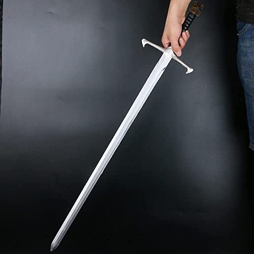 KPTKP Toy Sword Performance Accessories PU Material Sword, Game of Thrones Canción de Hielo y Fuego Ice Plains Espada de Garra Larga Espada Grande Modelo de Espada de lobo-80CM