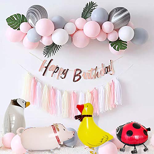 Kulannder Globos de Animales Caminando de 9 Piezas,Globos de Mascota Foil Globos de Animales Divertidos para Fiesta de Cumpleaños Decoracion y Regalo