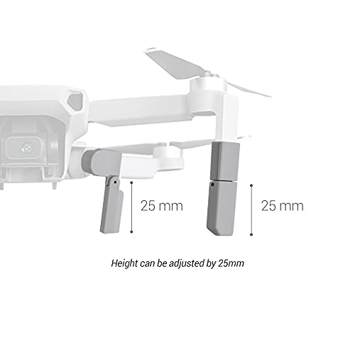 kwmobile Extensión de Tren de Aterrizaje para dron Compatible con dji Mavic Mini 2 - 4X Elevador de Patas para aterrizar Drones