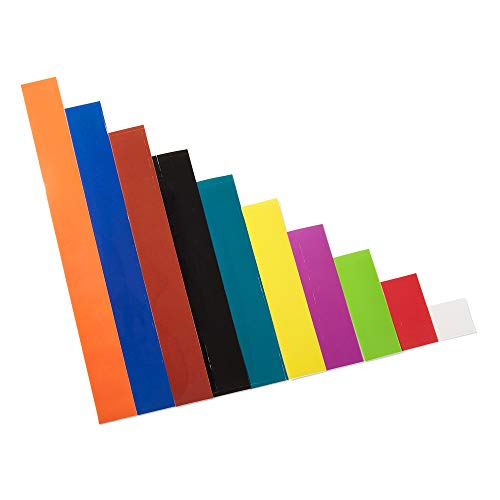 Learning Resources Regletas de Cuisenaire adherentes para explicaciones, adhieren a Cualquier Superficie Plana, no más imanes, niños de 5+ años de Edad