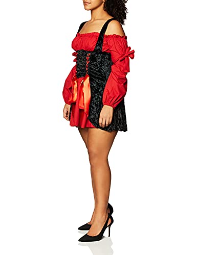 Leg Avenue- Mujer, Color rojo y negro, XL (EUR 44-46) (8315704012)