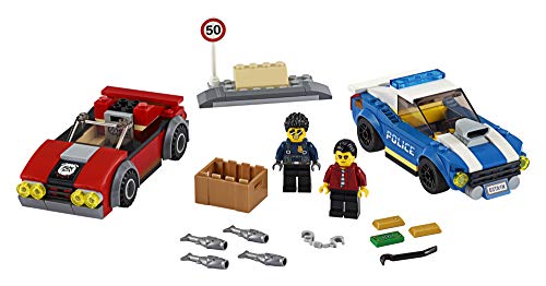 LEGO City 60242 Highway Arrest - Juego de policía (185 piezas)