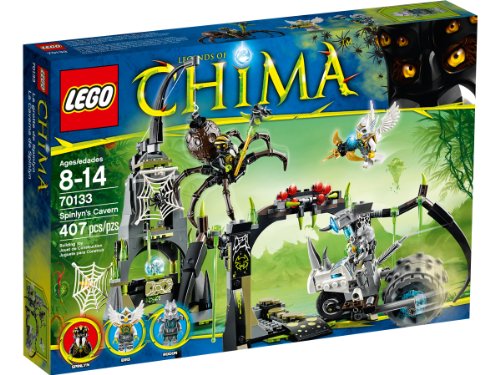 LEGO Legends of Chima - Playthèmes - 70133 - Jeu De Construction - La Grotte de Spinlyn