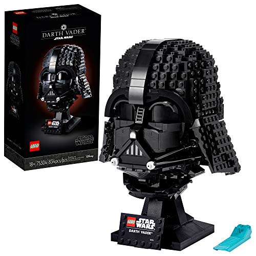 LEGO Star Wars Darth Vader Helmet 75304 Collectible Building Toy, New 2021 (834 Pieces)