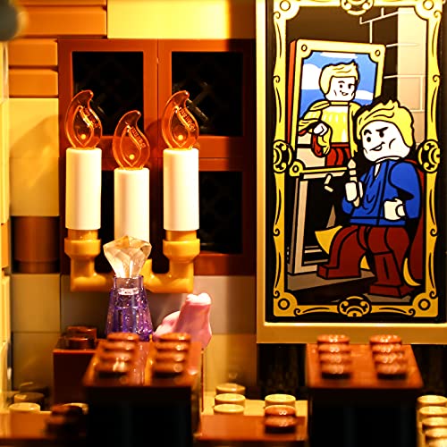 LIGHTAILING Juego de luces para Harry Potter Hogwarts Cámara de Secretos Modelo de bloques de construcción – Kit de luz LED compatible con Lego76389 (no incluye el modelo)