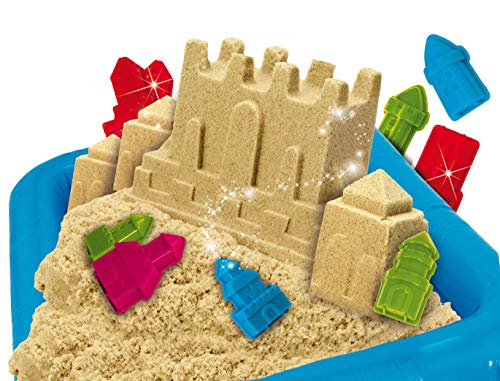 Lisciani - Sandy Mega Castillo - 600 g de Arena mágica con base inflable - Juego creativo para niños a partir de 3 años