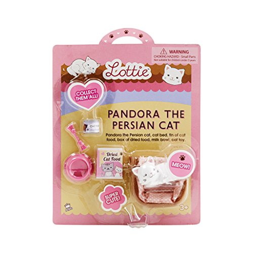 Lottie Set de Accesorios Pandora, la Gata Persa para muñeca LT032