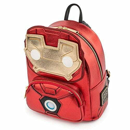 Loungefly Mochila marvel iron man, Rojo Metálico, estandar (MVBK0161)