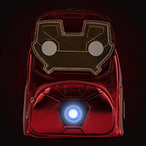 Loungefly Mochila marvel iron man, Rojo Metálico, estandar (MVBK0161)