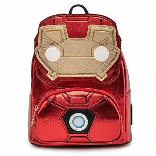 Loungefly Mochila marvel iron man, Rojo Metálico, estandar (MVBK0161)