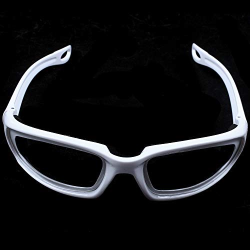 Luntus Libre de Lágrimas Gafas de Protección para Picado de Cebolla Gafas de Protector de Ojos Herramienta de Cocina Gadget Blanco