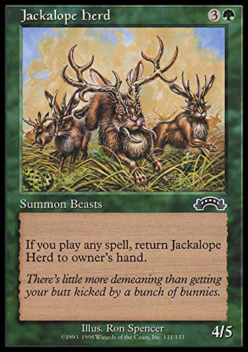 Magic The Gathering Jackalope Herd Mandria di Leprilopi - Exodus