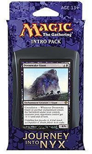 Magic the Gathering (MTG) Journey Into Nyx Intro Pack / Theme Deck - Pantheon's Power - Black (Includes 2 Booster Packs)