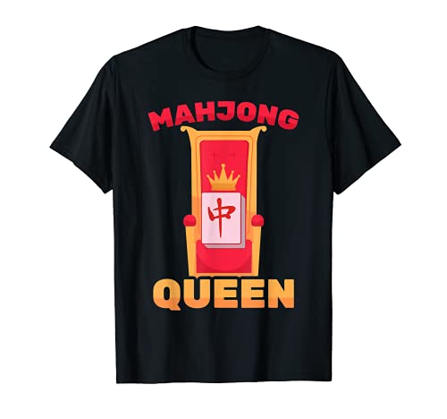 Mahjong - Queen Of Tiles - Mah-Jong Family Game Camiseta