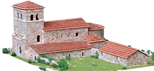 MAQUETA PIEDRA CERÁMICA TEMPLO-IGLESIA SAN ANDRÉS DE ARGOMILLA (CANTABRIA), AEDES REF 1109, ESCALA 1:65