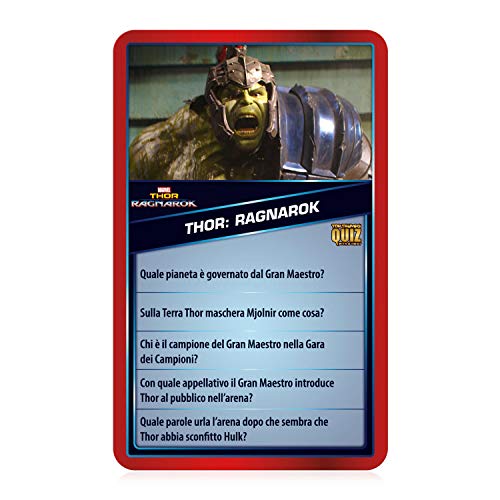 Marvel Cinematic Universe Top Trumps Quiz Game – Italian Edition