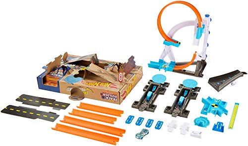 MATTEL Hot Wheels dlf28 – Track Builder Stunt Kit, parte Tren , Modelos/colores Surtidos, 1 Unidad