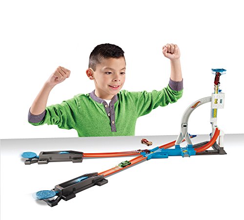 MATTEL Hot Wheels dlf28 – Track Builder Stunt Kit, parte Tren , Modelos/colores Surtidos, 1 Unidad