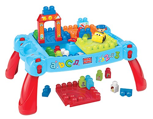 Mega Bloks 8237 First Builders Mesa Preescolar 3 en 1