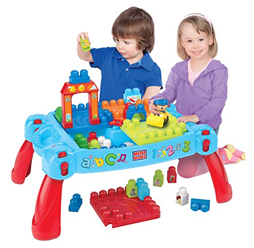 Mega Bloks 8237 First Builders Mesa Preescolar 3 en 1