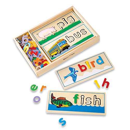 Melissa & Doug- See & Spell Juego Educativo Ortografía, 4-6 Años, Multicolor (12940)