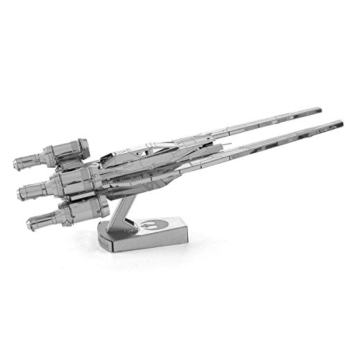 Metal Earth Puzzle 3D Nave U-Wing Fighter Rogue One . Rompecabezas De Metal De Star Wars. Maquetas Para Construir Para Adultos Nivel Desafiante De 12.2 X 4.4 X 3.7 Cm