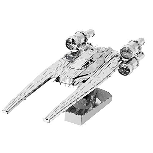 Metal Earth Puzzle 3D Nave U-Wing Fighter Rogue One . Rompecabezas De Metal De Star Wars. Maquetas Para Construir Para Adultos Nivel Desafiante De 12.2 X 4.4 X 3.7 Cm