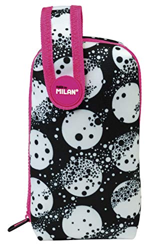 MILAN Kit Un Estuche con Contenido Moon Estuches, 19 cm, Blanco Y Negro