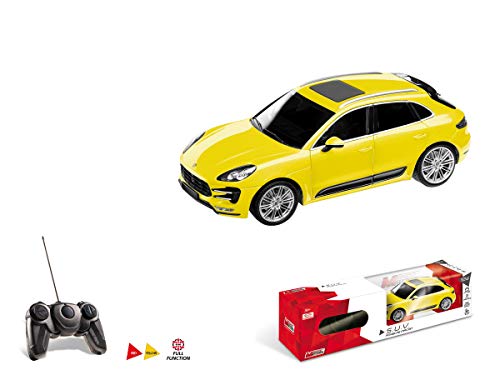 Mondo Motors - Porsche Macan - Modelo a escala 1:24 - Velocidad de hasta 20 km/h - Coche de juguete infantil - 63380 , color/modelo surtido