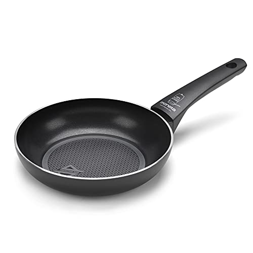 Moneta Recy Sartén de Inducción, Superficie de Material Reciclado, Revestimiento Antiadherente y Antirayaduras, Apta para Todas las Cocinas y para el Lavavajillas. Diámetro 20 cm