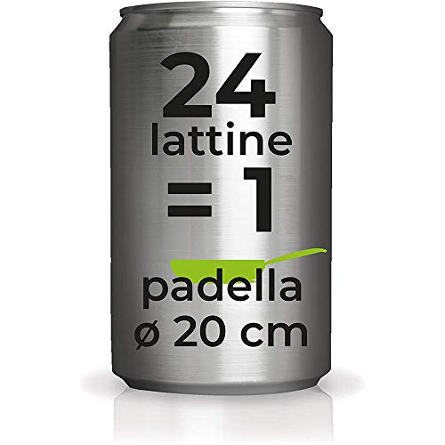 Moneta Recy Sartén de Inducción, Superficie de Material Reciclado, Revestimiento Antiadherente y Antirayaduras, Apta para Todas las Cocinas y para el Lavavajillas. Diámetro 20 cm