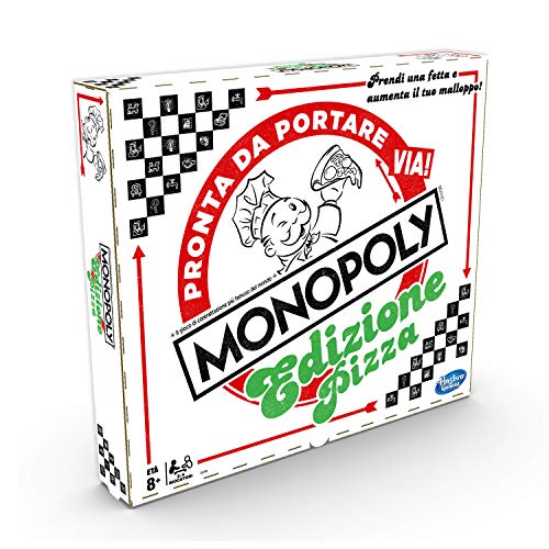 Monopoly Pizza, multicolor, versión italiana