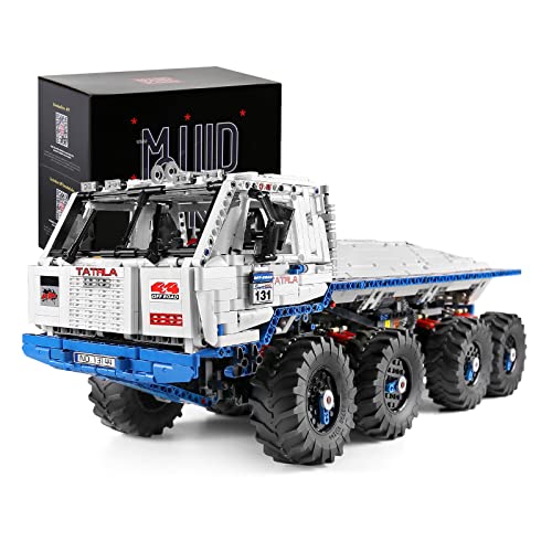 Mould King 13144 Técnica Camión teledirigido 3647 piezas MOC High-Tech Tow Offroad Truck Tatra 813 8x8 Modelo bloques de construcción ladrillo juguete de construcción