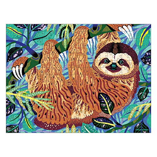 MudPuppy-300 pcs Endangered Species Puzzle/Pygmy Sloth Rompecabezas, Multicolor (356713)