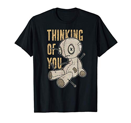 Muñeca vudú divertida, Thinking Of You, Halloween Camiseta