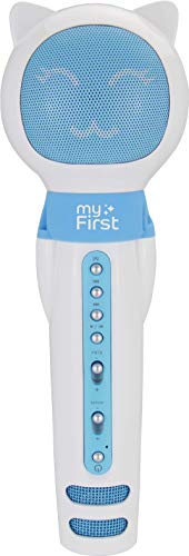 MyFirst- Comansi Voice Azul. Micrófono Interactivo y Altavoz inalámbrico, Color (Oaxis 1)