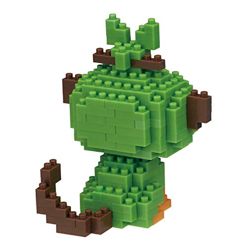 nanoblock Pokemon Grookey Ouistempo Chimpep Juguete de construcción, Multicolor (Kawada NBPM-059)